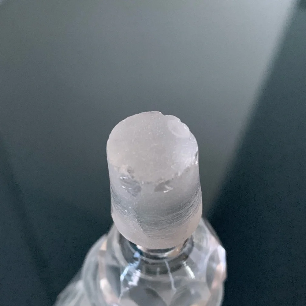 Antique hand painted Victorian bottle